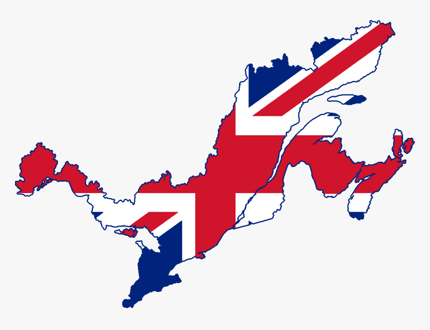 Flag Map Of Canada, HD Png Download, Free Download