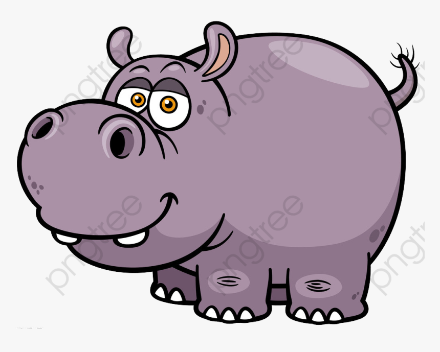 Cartoon Hippo Png, Transparent Png, Free Download