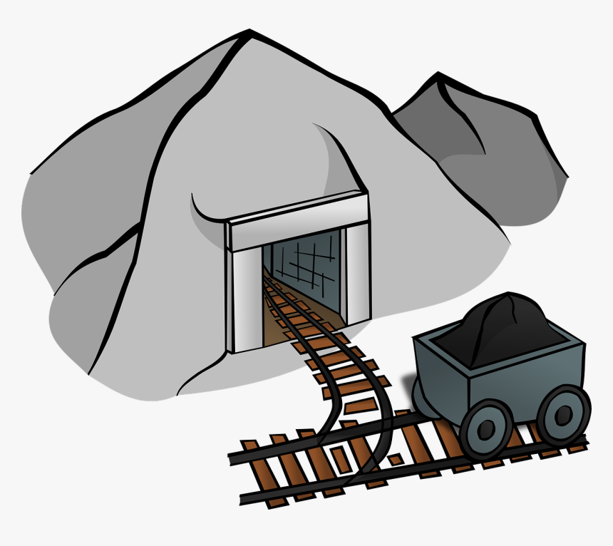 Coal Mine, Mine, Cave, Lorry, Coal, Tunnel, Mining, HD Png Download, Free Download