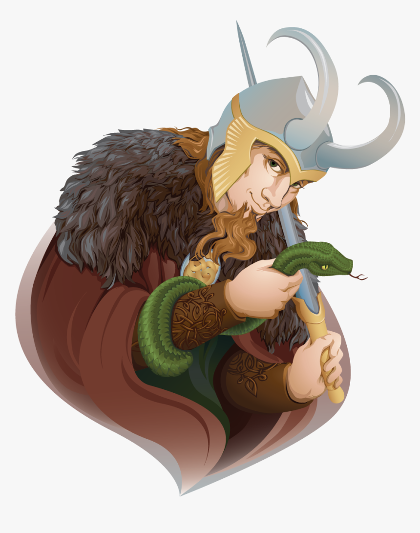 Traditional Loki Illustration, HD Png Download, Free Download