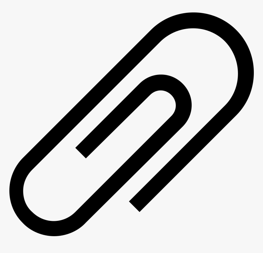 File - Ei-paperclip - Svg, HD Png Download, Free Download