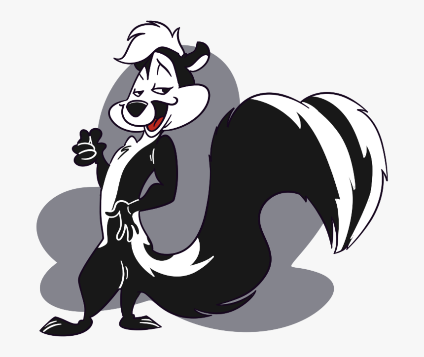 Graphic Black And White Stock Pepe Le Pew By Jamtoon, HD Png Download, Free Download