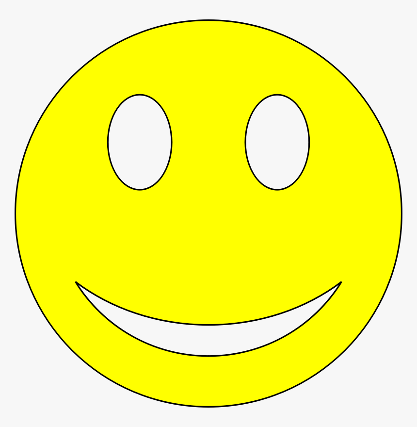 Smiley - Yellow, HD Png Download, Free Download