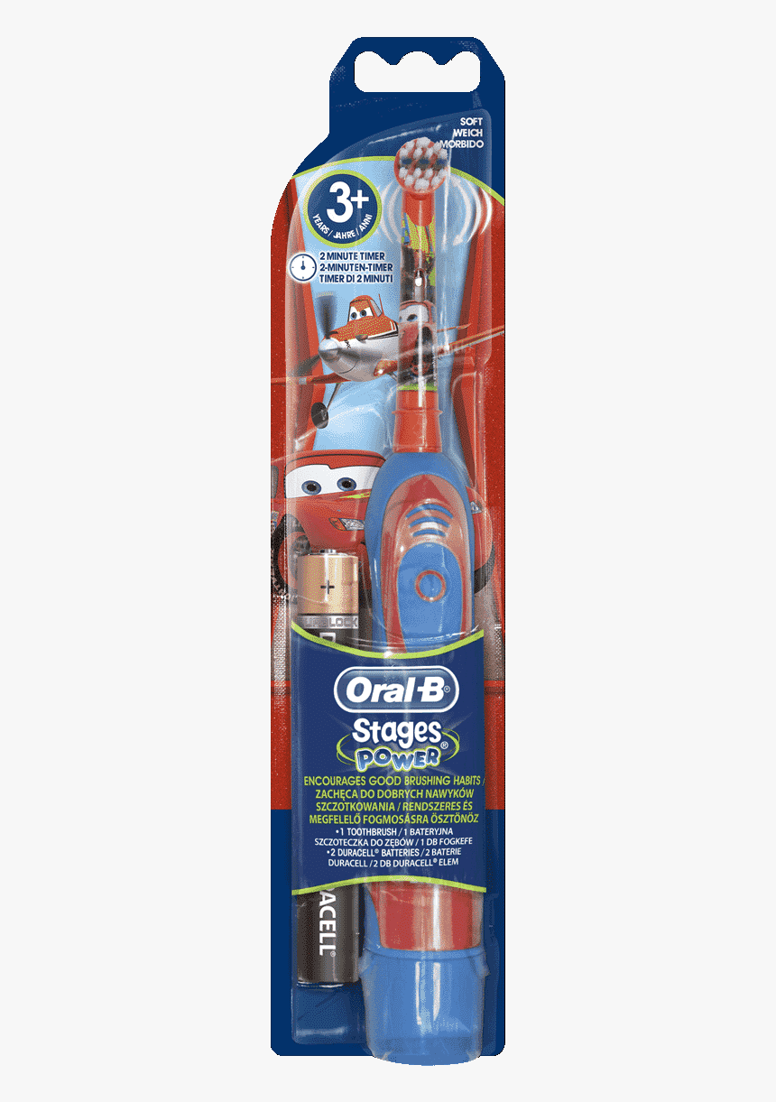 Oral-b Stages Power Kids Battery Toothbrush Featuring, HD Png Download, Free Download