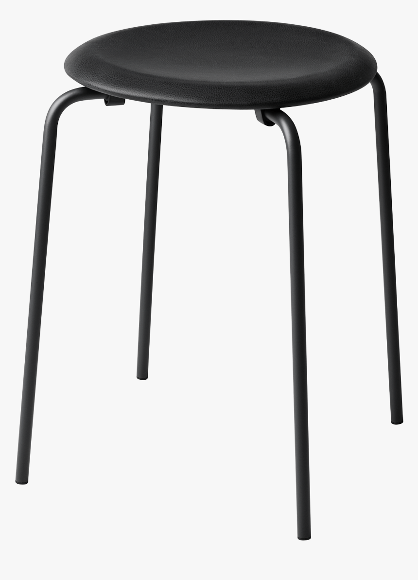 Dot Stool In Black Cowboy Leather And Black Powder, HD Png Download, Free Download