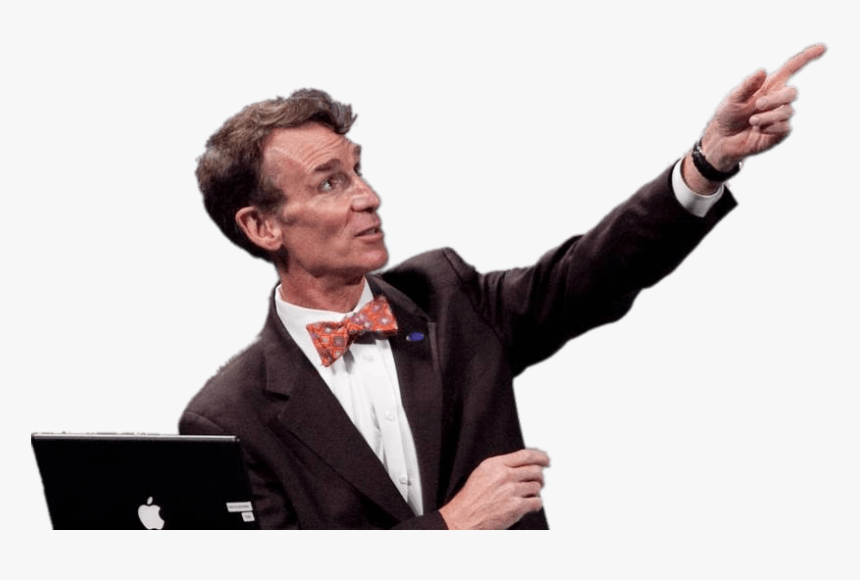 Bill Nye During Speech, HD Png Download, Free Download