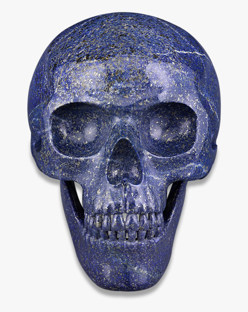 Lapis Lazuli Skull By Andreas Von Zadora-gerlof, HD Png Download, Free Download