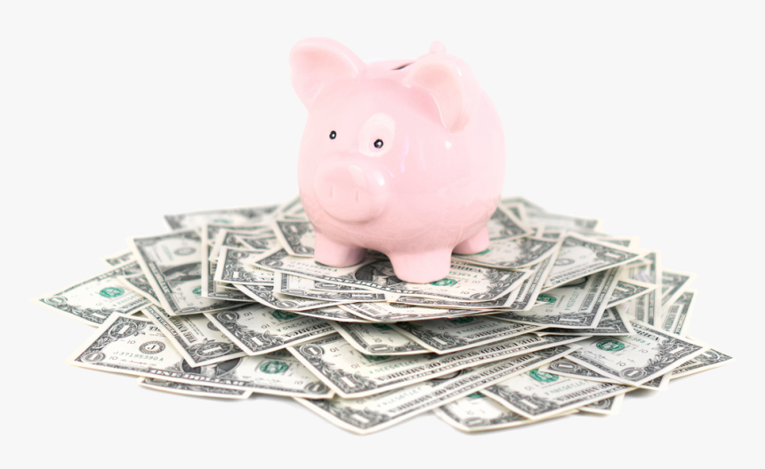 Piggy Bank Dollars, HD Png Download, Free Download