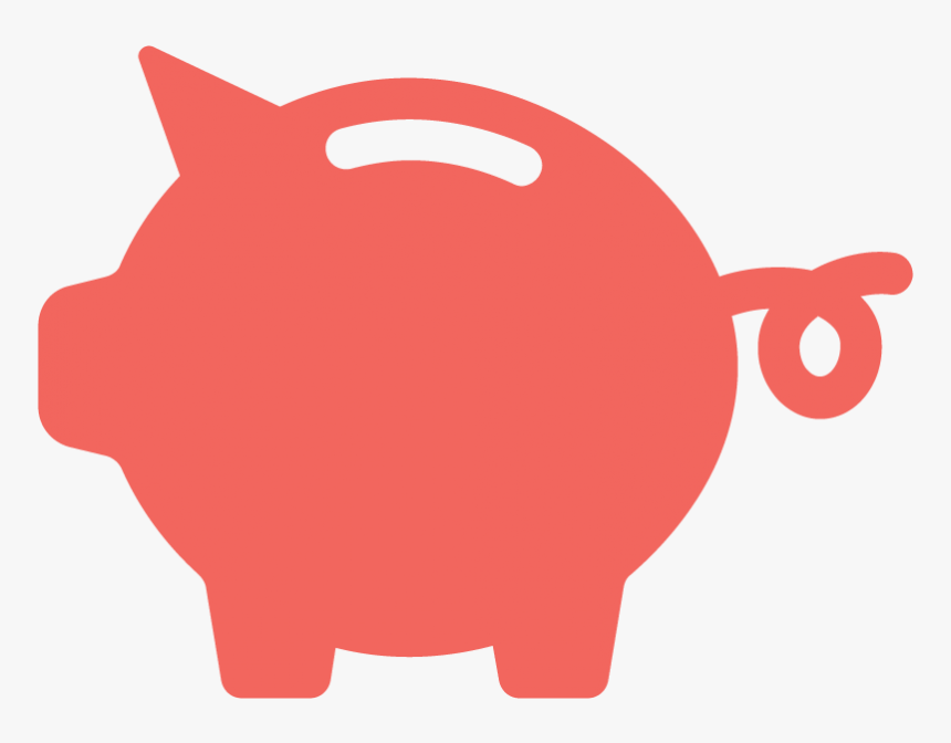 An Icon Representing A Piggy Bank, HD Png Download, Free Download