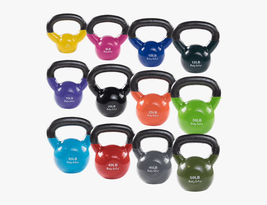 Vinyl Dipped Kettlebells, HD Png Download, Free Download