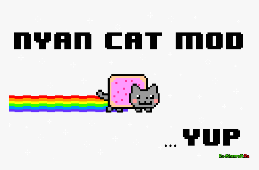 Nyan Cat Clipart Minecraft, HD Png Download, Free Download