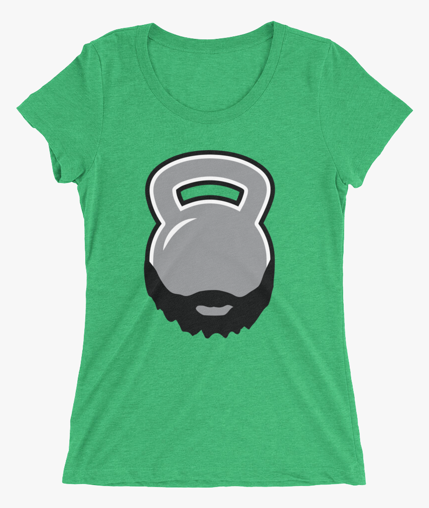 Bearded Kettlebell Ladies Shirt, HD Png Download, Free Download