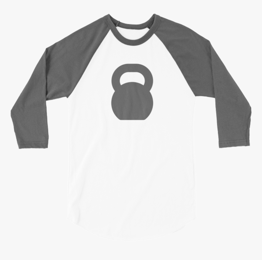 Kettlebell 3/4 Sleeve Raglan Shirt, HD Png Download, Free Download