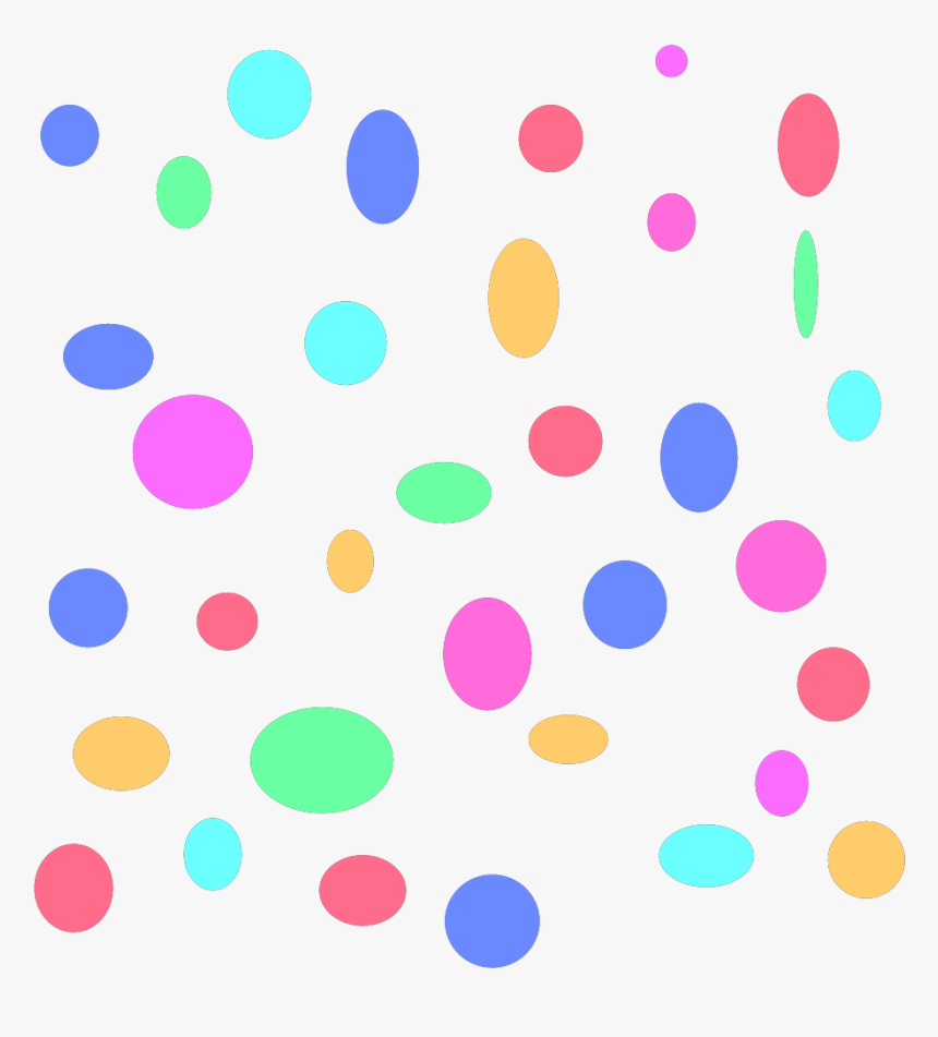 Dots Polkadot Hairstencil Pastel Colorful, HD Png Download, Free Download