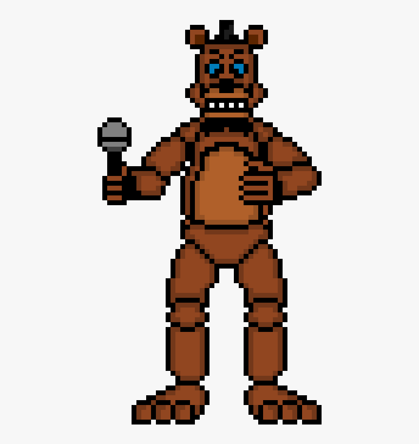 Pixel Freddy Fazbear, HD Png Download, Free Download