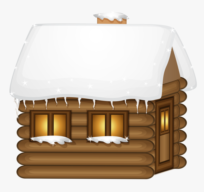 Cottage Vector Cabin In Woods, HD Png Download, Free Download