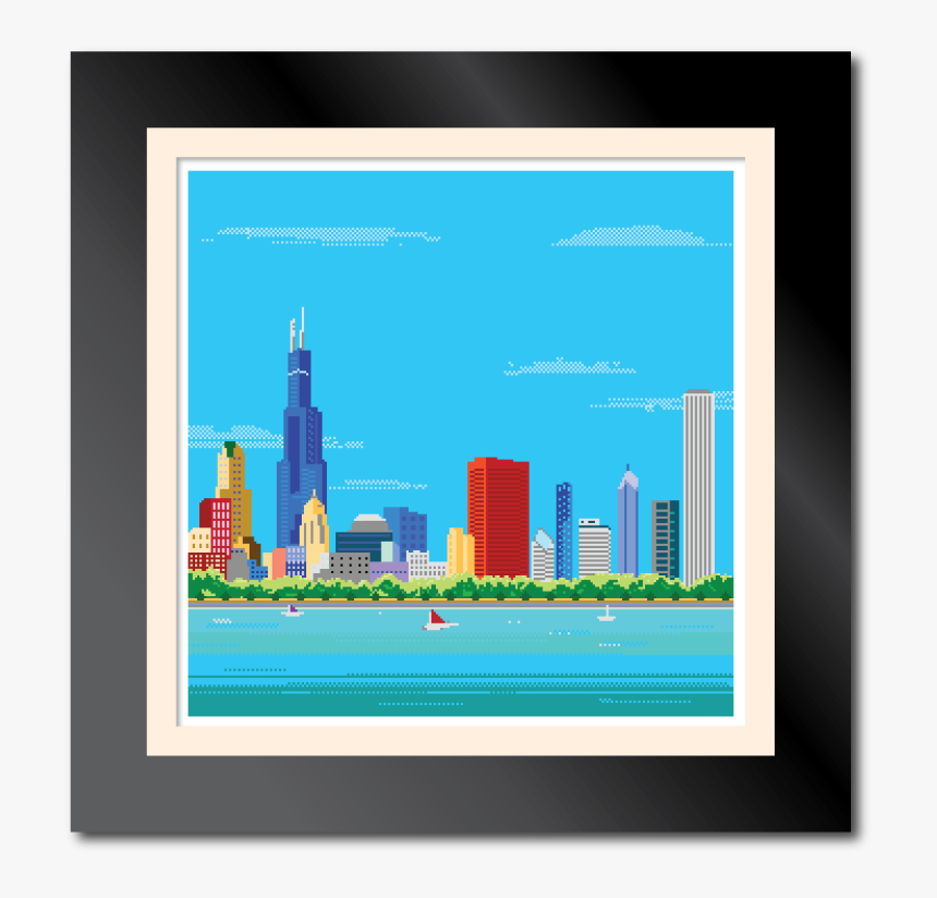 Chicago Skyline Png, Transparent Png, Free Download