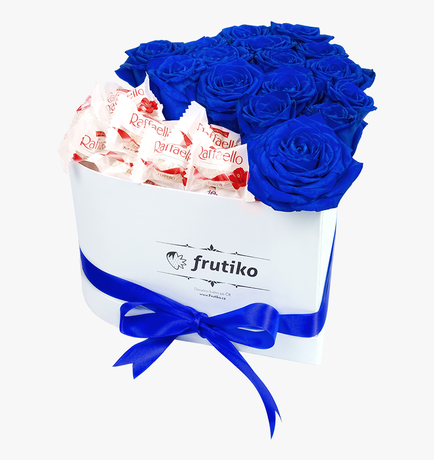 Heart Box Blue Roses Raffaello, HD Png Download, Free Download