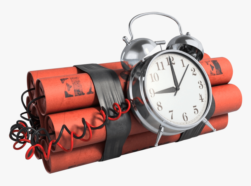Bomb With Clock Clip Arts, HD Png Download, Free Download