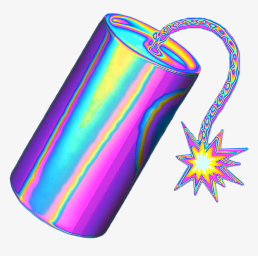 #fireworks #dynamite #emoji #holographic #freetoedit, HD Png Download, Free Download