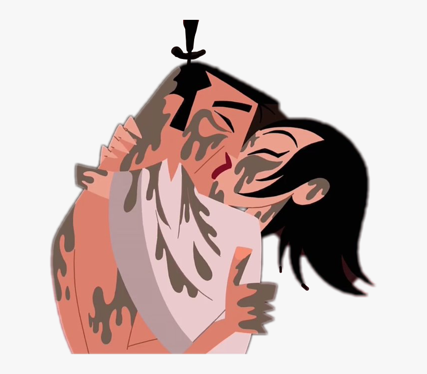 #samuraijack Samurai Jack #jack And Ashi Kissing, HD Png Download, Free Download