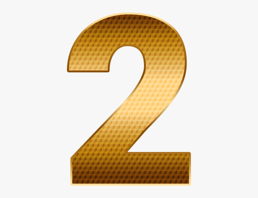 Number 2 Gold Png Image Free Download Searchpng, Transparent Png, Free Download