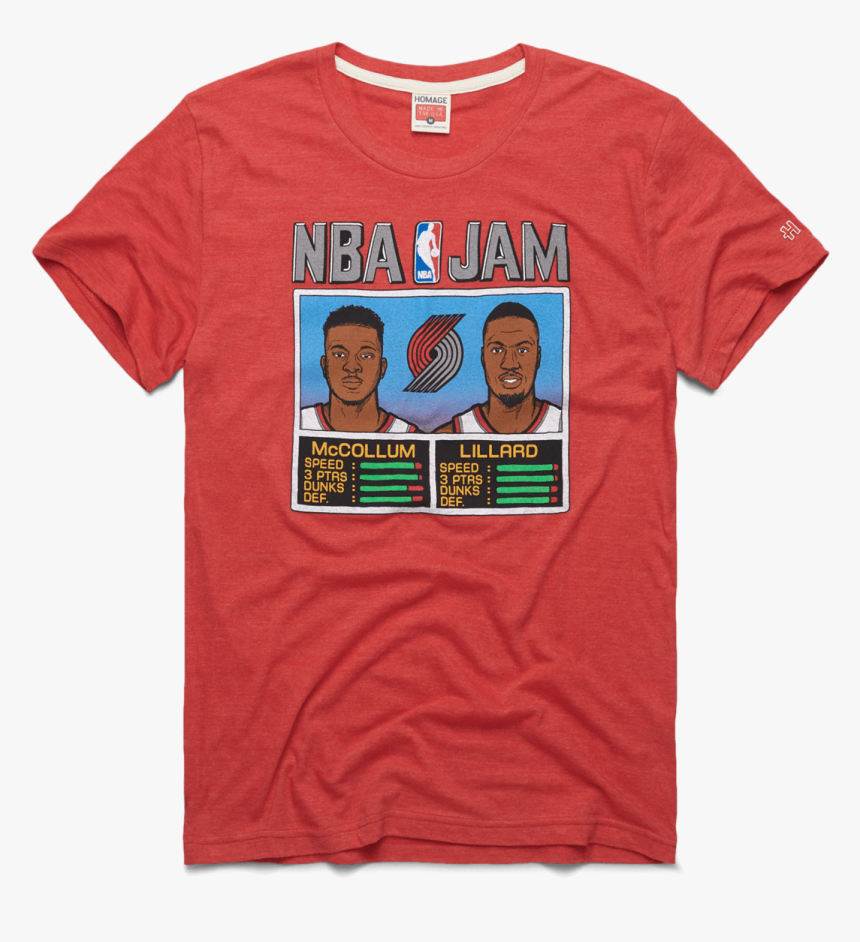 Nba Jam Blazers Mccollum And Lillard, HD Png Download, Free Download