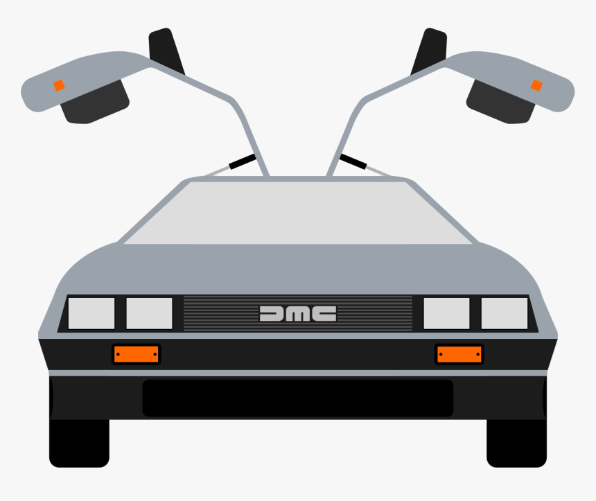 Delorean Clip Art That I Made, HD Png Download, Free Download