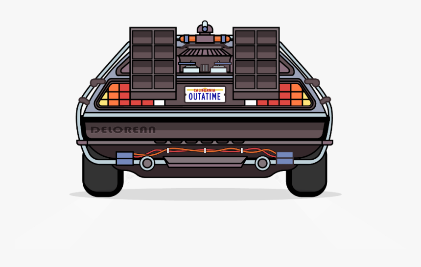 Delorean Png, Transparent Png, Free Download