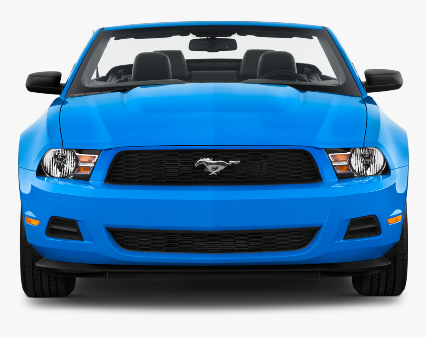 Black Ford Mustang Front , Png Download, Transparent Png, Free Download