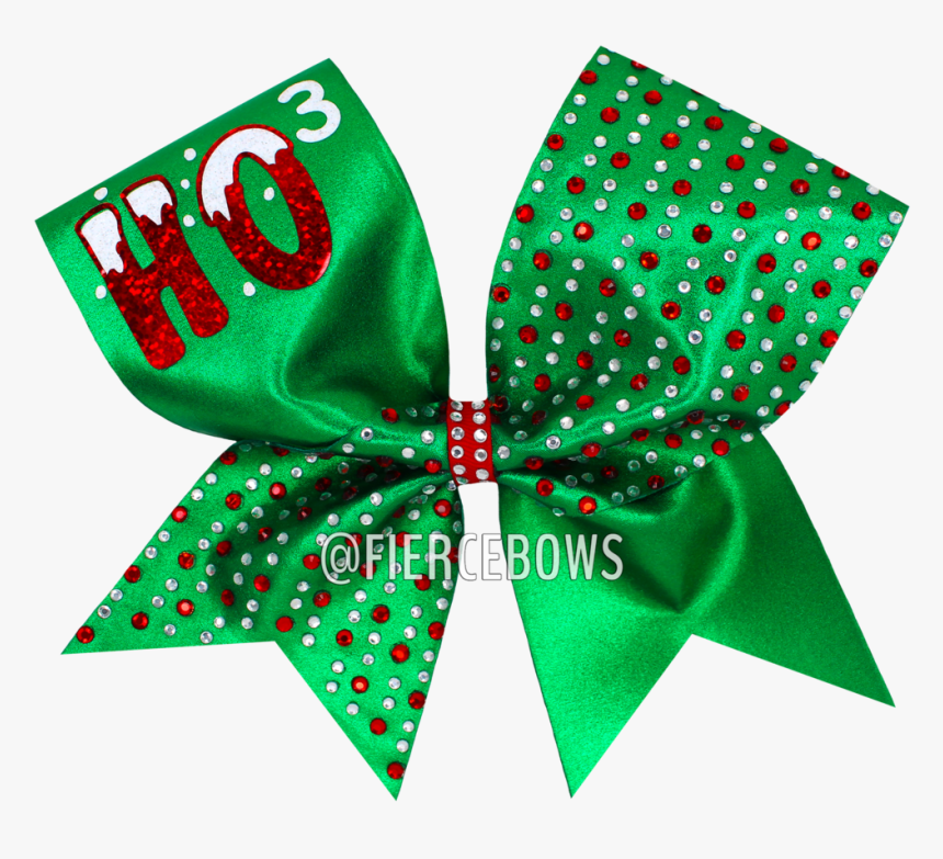 Ho Ho Ho Christmas Rhinestone Bow, HD Png Download, Free Download