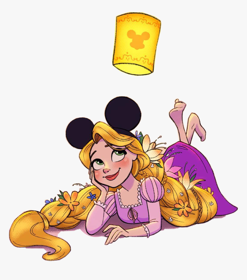 Rapunzel Tangled Mickeyears Cute Drawing, HD Png Download, Free Download