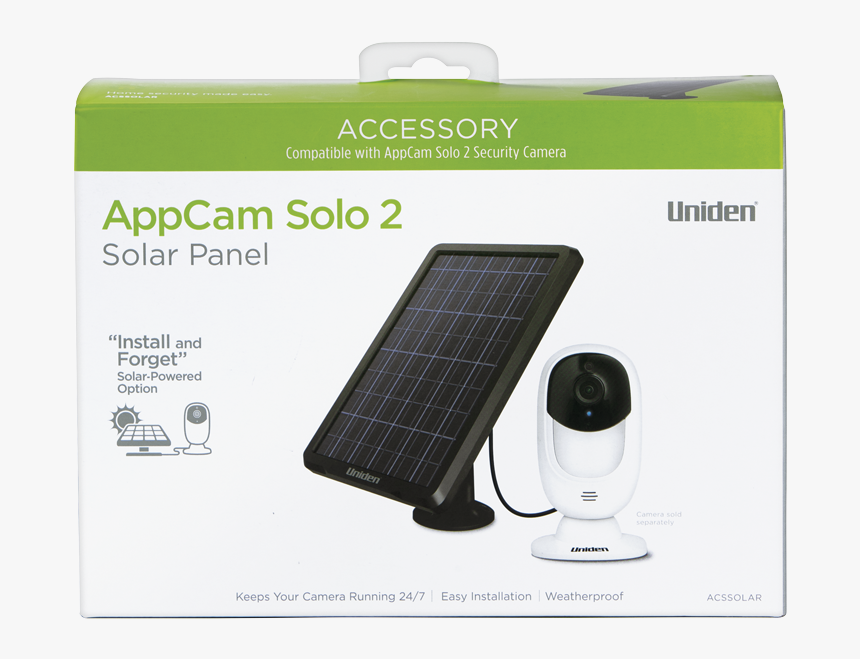 4 Solar Panel For Solo 2 Appcam Acssolar Security Camera, HD Png Download, Free Download