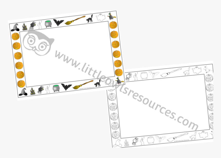 Halloween Border Sheet, HD Png Download, Free Download