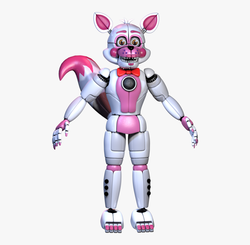 Funtime Foxy Fnaf Funtime Foxy 3d, HD Png Download, Free Download