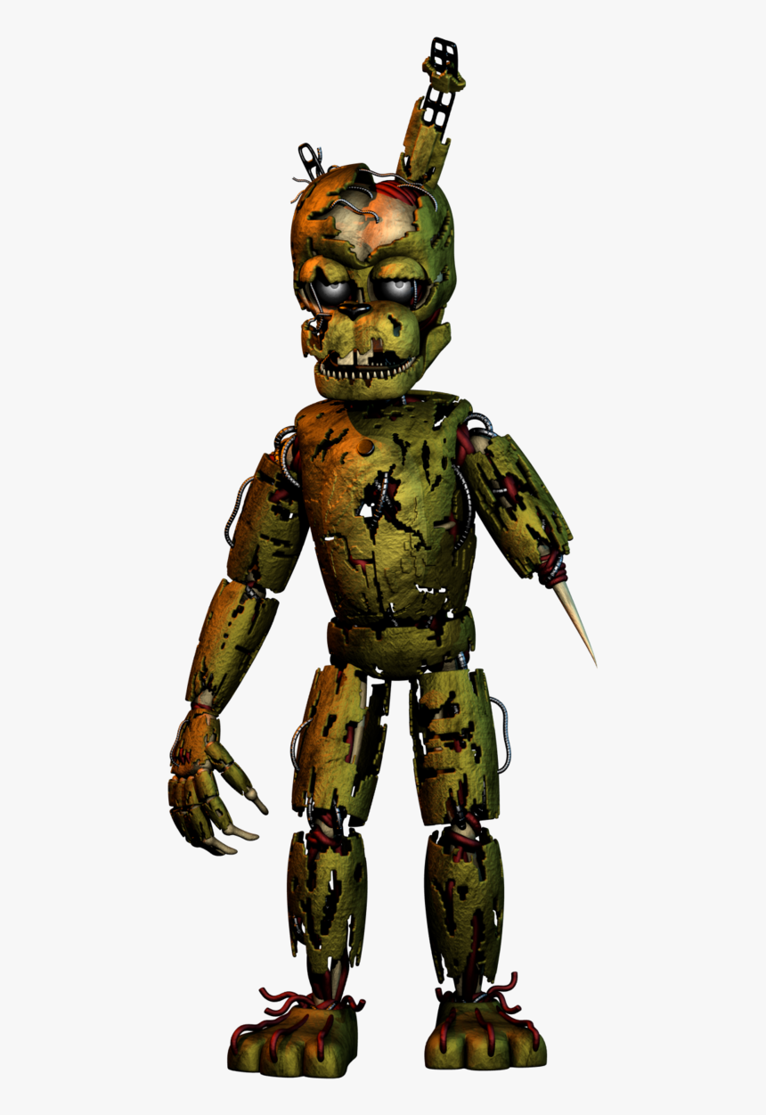 Download Transparent Fnaf 6 Springtrap Picture Freeuse, HD Png Download, Free Download