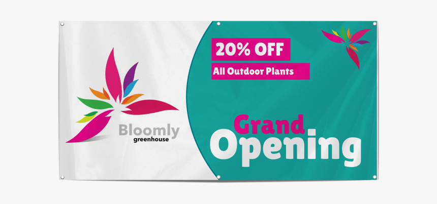 Greenhouse Grand Opening Banner Template Preview, HD Png Download, Free Download