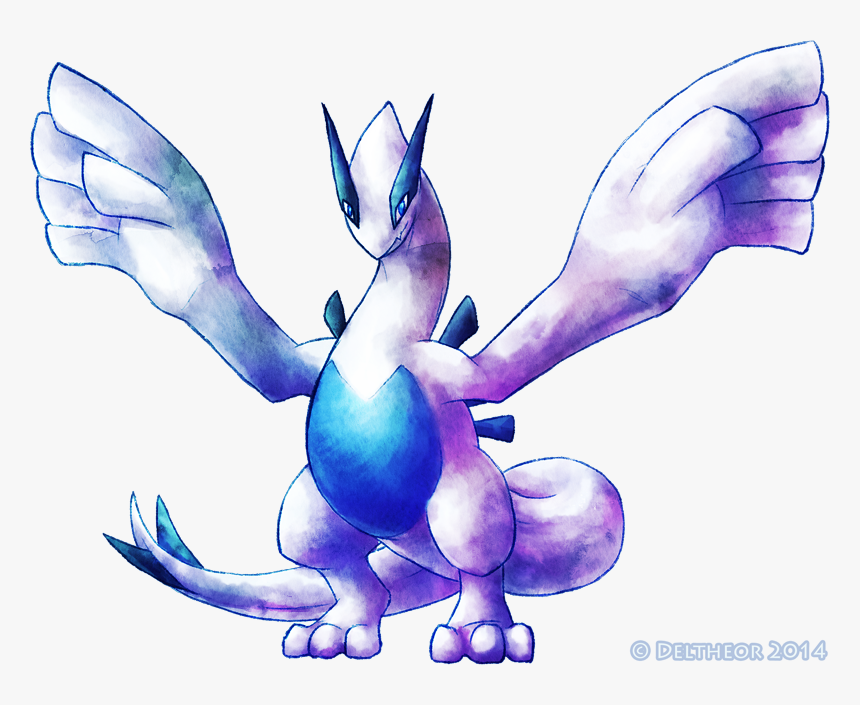 Lugia Watercolor, HD Png Download, Free Download