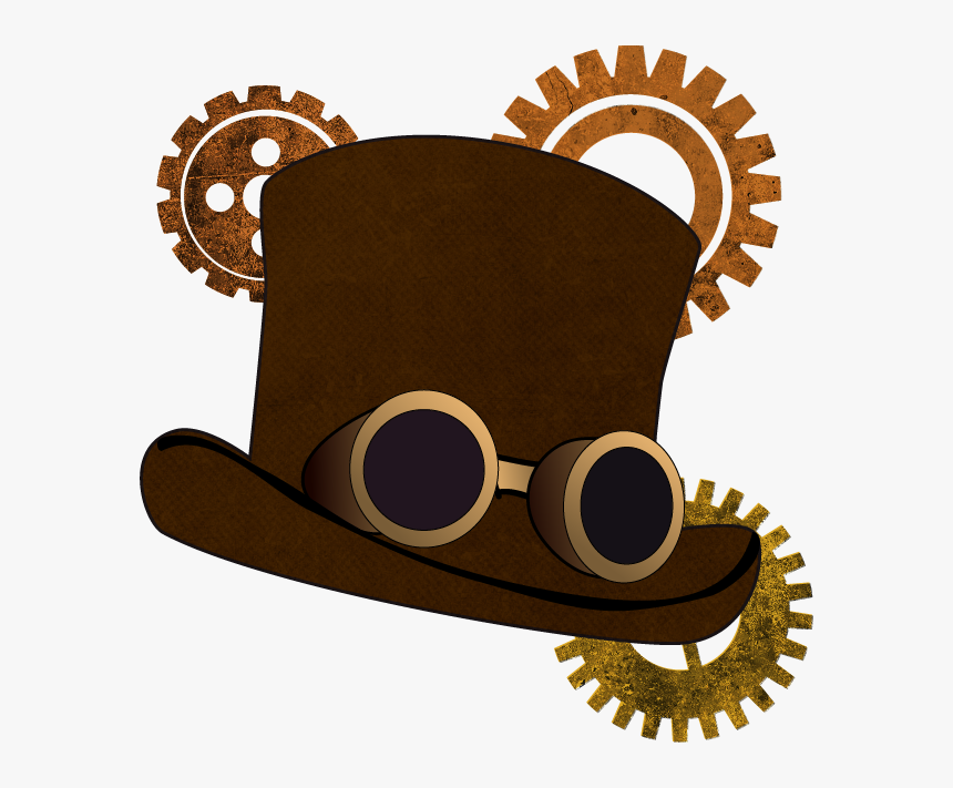 Steampunk Hat And Gears, HD Png Download, Free Download
