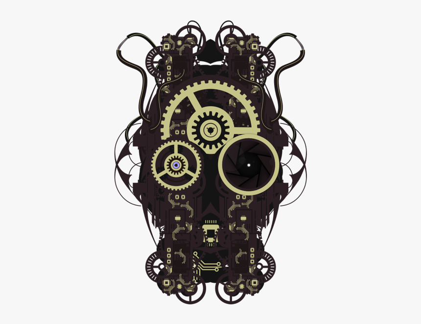 Steampunk Mask Illustration, HD Png Download, Free Download