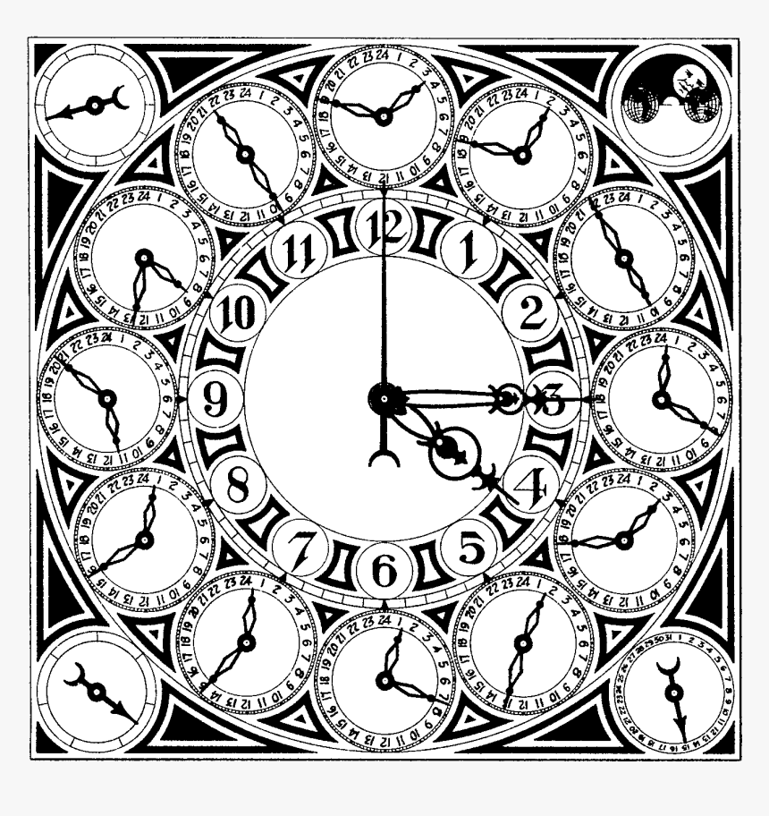 Gears Clipart Clock, HD Png Download, Free Download