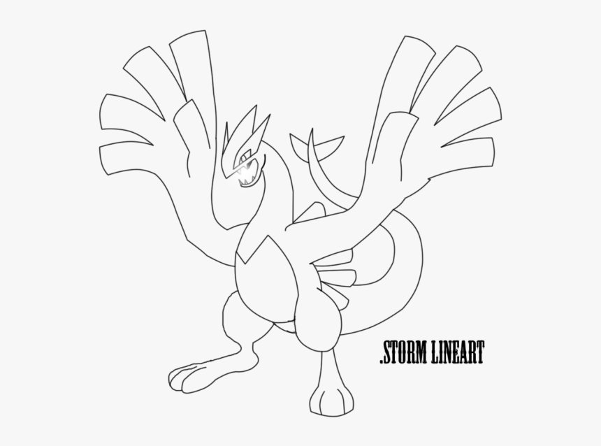 Outstanding Lugia Coloring Pages Embellishment, HD Png Download, Free Download