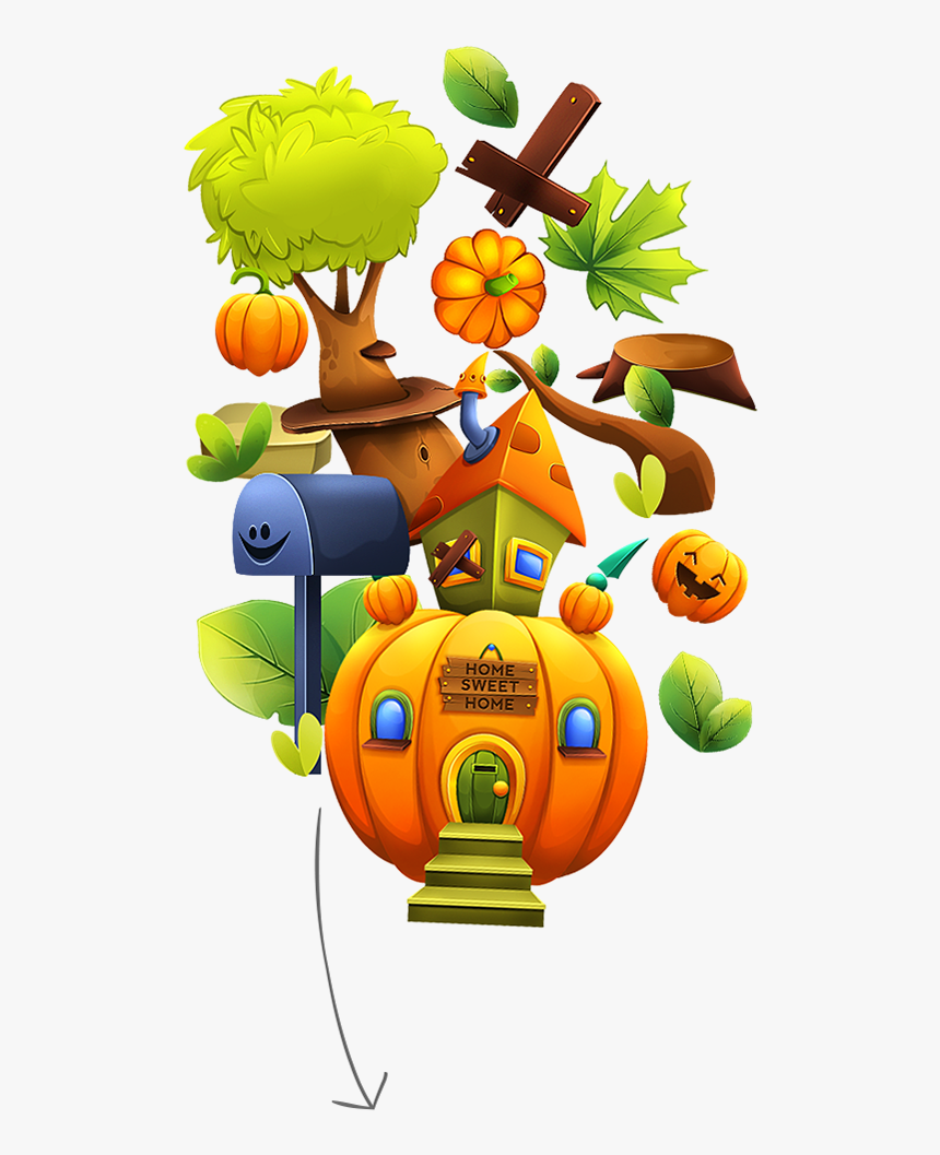 The Pumpkin House Island ○, HD Png Download, Free Download