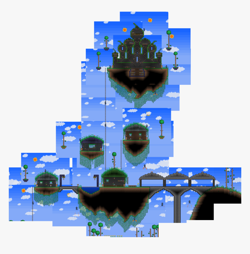 Floating Islands Terraria Wiki, HD Png Download, Free Download