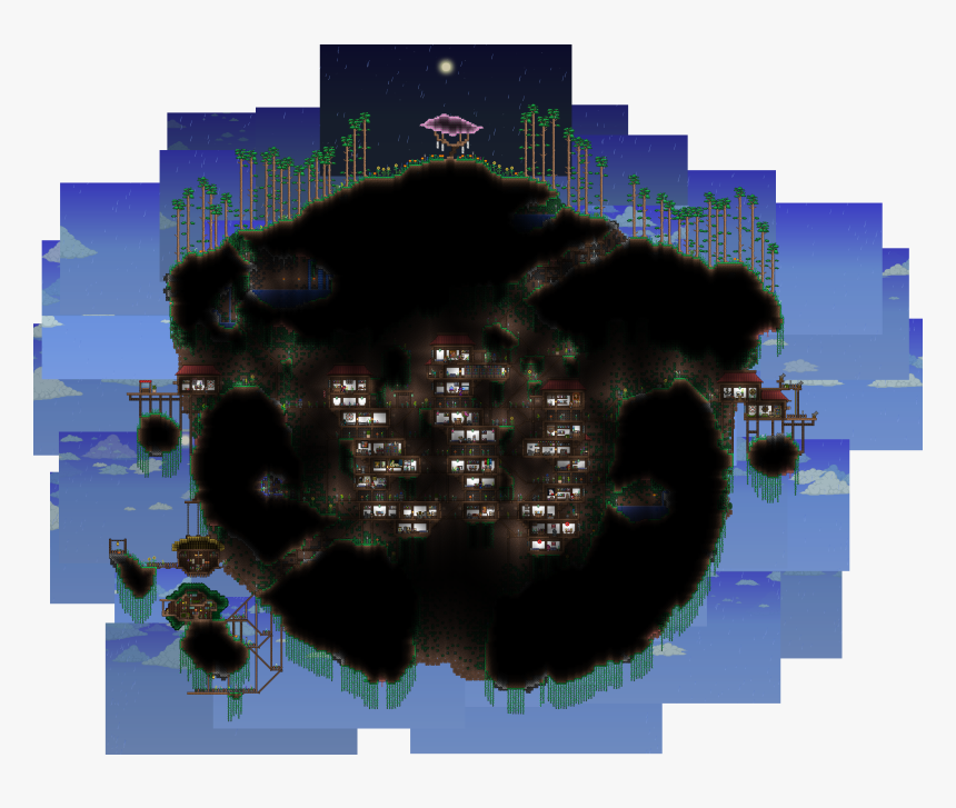 Clip Art Sky Island Terraria, HD Png Download, Free Download