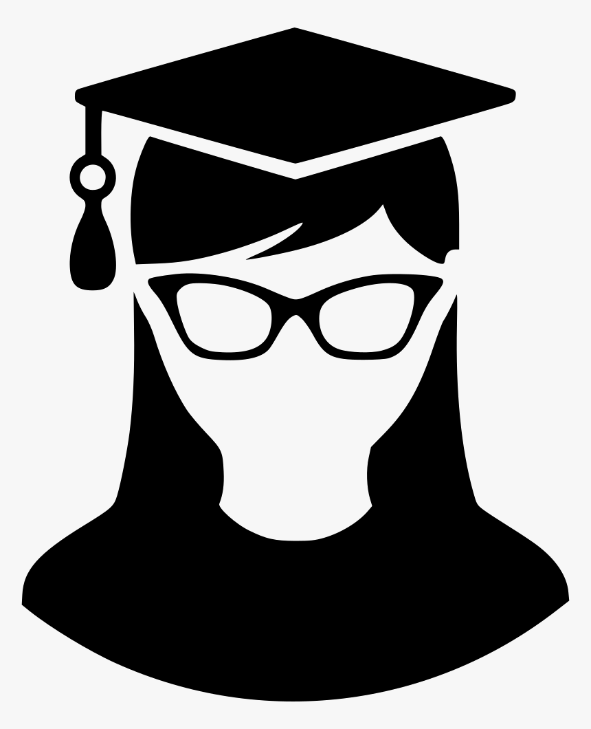 Graduate Lady Glasses, HD Png Download, Free Download