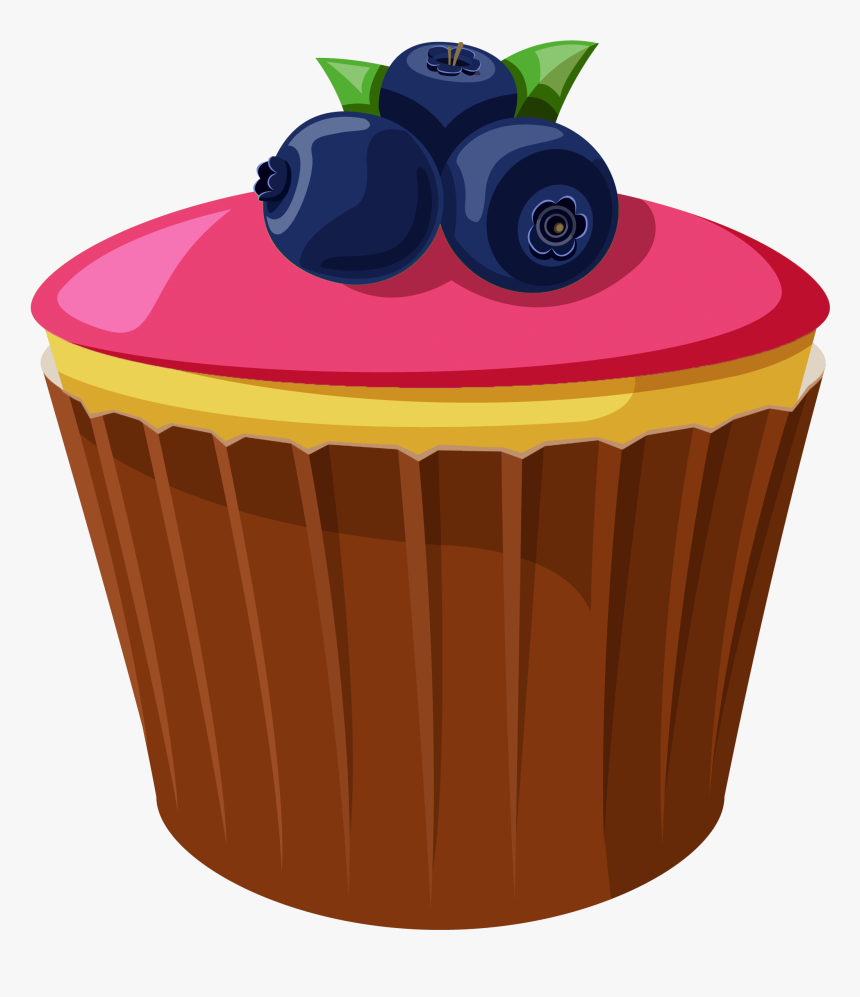 Mini Cake With Blueberries Png Clipart Picture, Transparent Png, Free Download