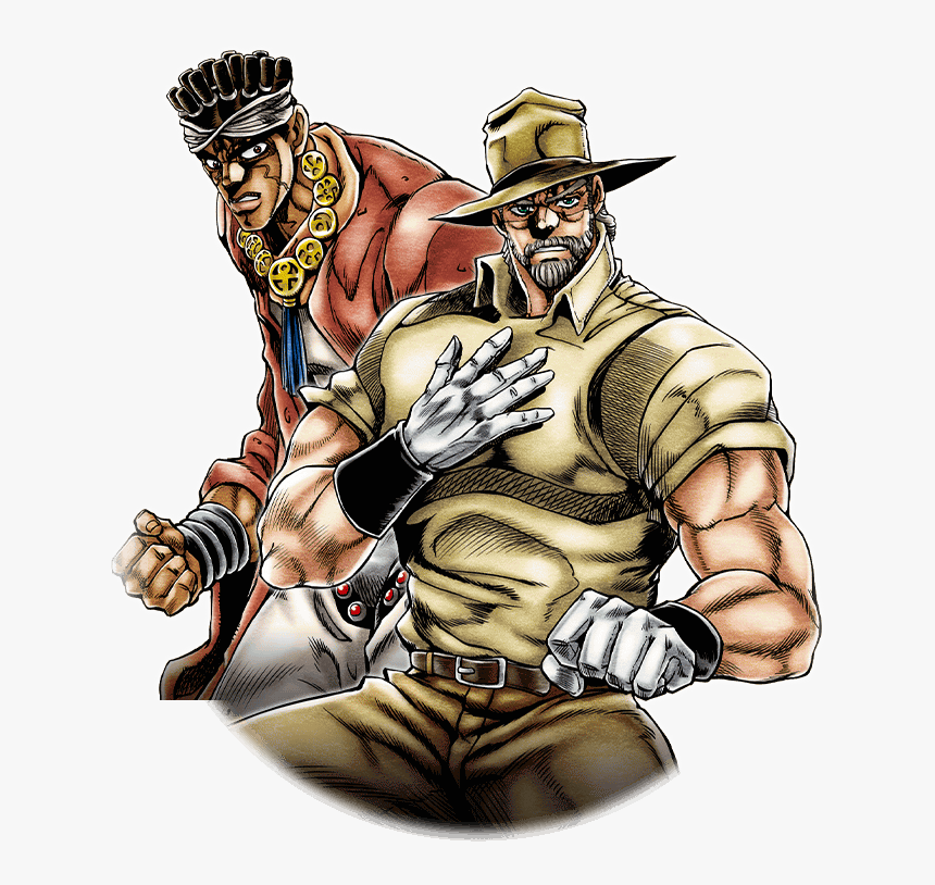 Unit Joseph Joestar And Muhammad Avdol, HD Png Download, Free Download