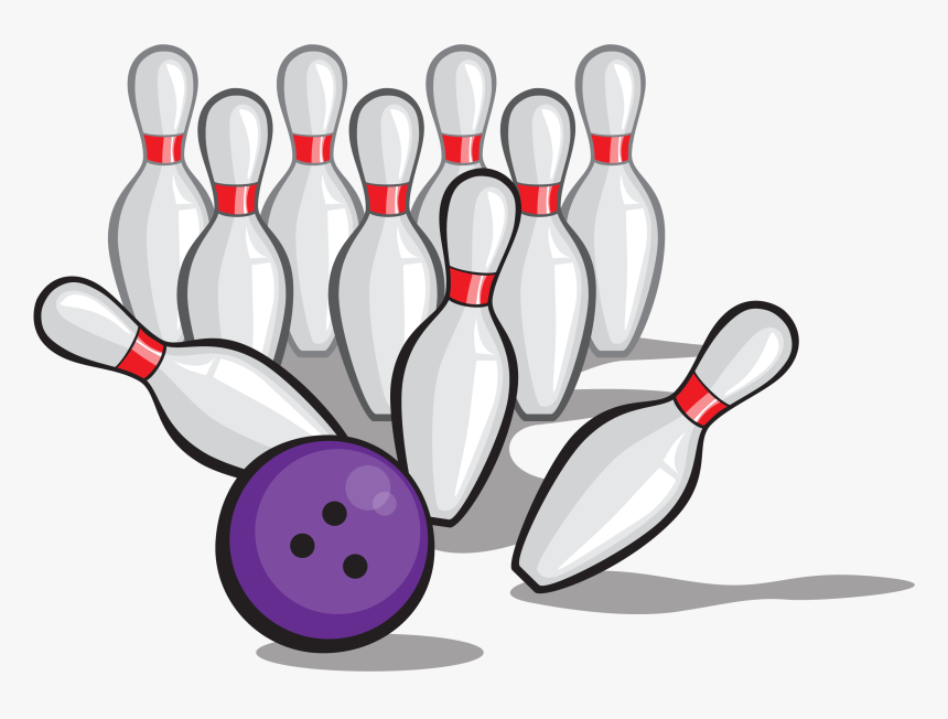 Bowling Pin Bowling Ball Clip Art, HD Png Download, Free Download