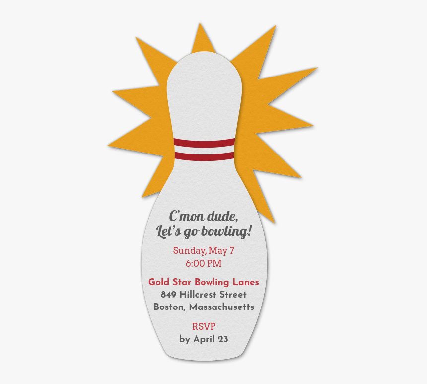 Bowling Pin Png, Transparent Png, Free Download